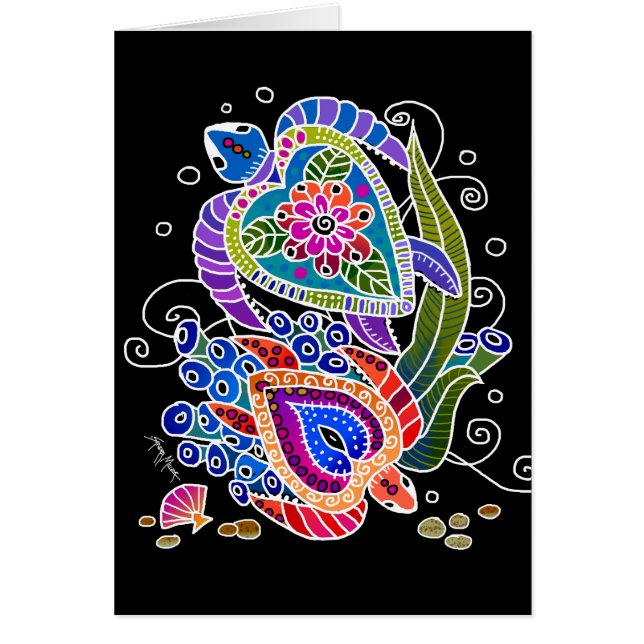 MEERESMeeresschildkröten und Meeresschildkröten (Vorne)