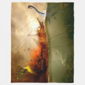 MEERESMONSTERS FLEECEDECKE (Vorderseite)