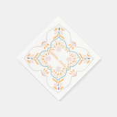 Meeresmosaik-Serviette Serviette (Ecke)