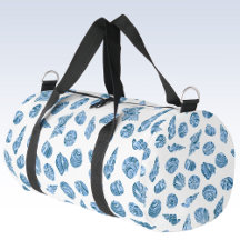Meeresmuschel Nautical Aquarell Blau Reise oder Fi