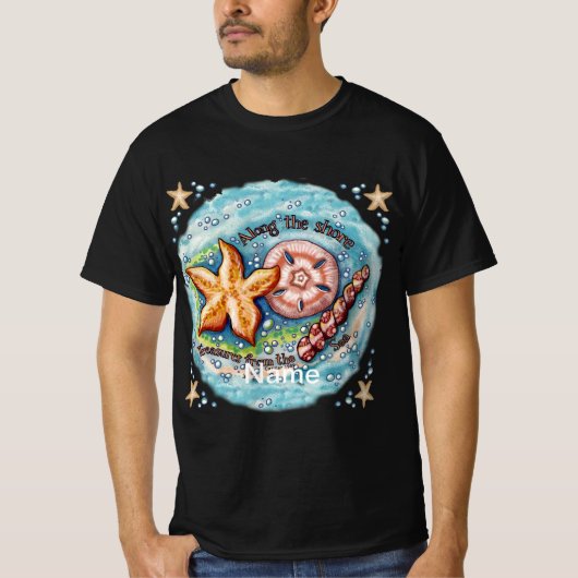 Meeresmuschel-Schätze T-Shirt (Vorderseite)