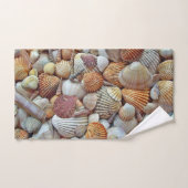 Meeresmuscheln Badhandtuch Set (Handtuch)