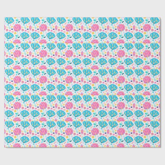 Meeresmuscheln Geschenkpapier (Flach)
