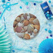 Meeresmuscheln Pappteller (Party)