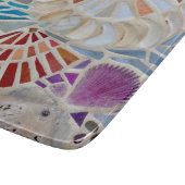 Meeresmuscheln Schneidebrett (Ecke)