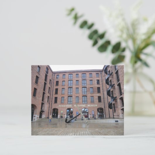 Meeresmuseum Merseyside Postkarte (Stehend Vorderseite)