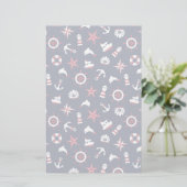 Meeresmuster Briefpapier (Stehend Vorderseite)