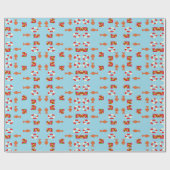 Meeresmuster Geschenkpapier (Flach)