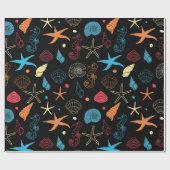 Meeresmuster Geschenkpapier (Flach)