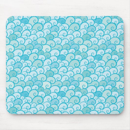Meeresmuster Mousepad (Vorne)