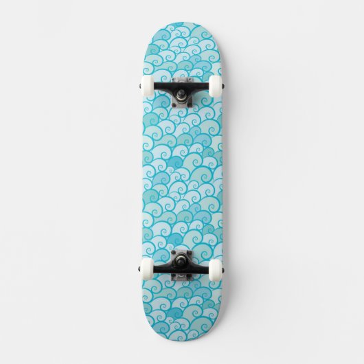 Meeresmuster Skateboard (Vorderseite)