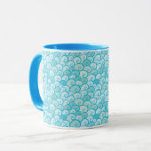 Meeresmuster Tasse (Vorderseite Links)