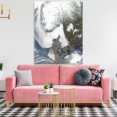 Meeresnebel in Skandinavien Leinwanddruck (Insitu (Wohnzimmer))