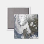 Meeresnebel in Skandinavien Magnet (Vorderseite/Rückseite)