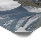 Meeresnebel in Skandinavien Poster (Ecke)