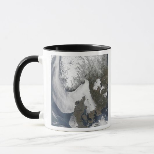 Meeresnebel in Skandinavien Tasse (Links)