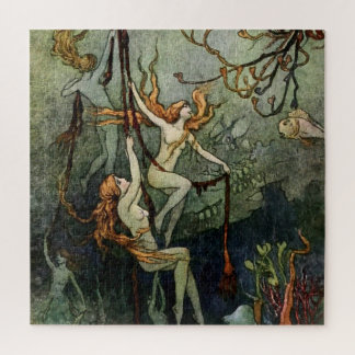 „Meeresnymphen“ von Warwick Goble Puzzle