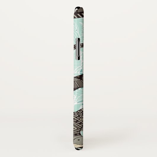 Meeresotter blau Case-Mate iPhone hülle (Hinten/Rechts)