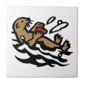 Meeresotter Decorative Tiles Fliese (Vorderseite)