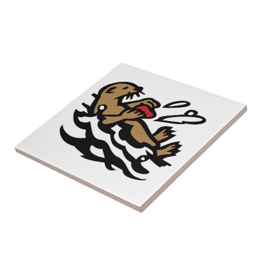 Meeresotter Decorative Tiles Fliese (Seite)