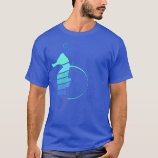 Meerespferd lustig T-Shirt