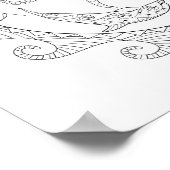 Meerespflanze für Erwachsene Poster (Ecke)