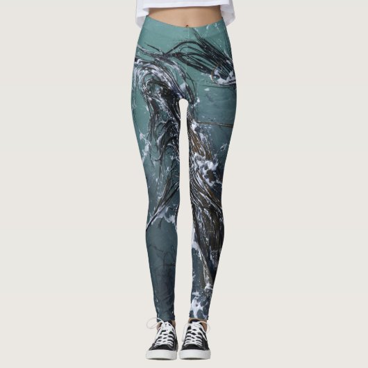 Meerespflanze-Leggings Leggings (Vorderseite)