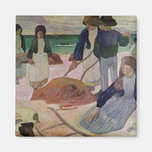 Meerespflanze-Sammler Paul Gauguins , 1889 Magnet