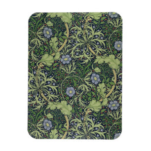 Meerespflanze-Tapeten-Entwurf, gedruckt durch Magnet