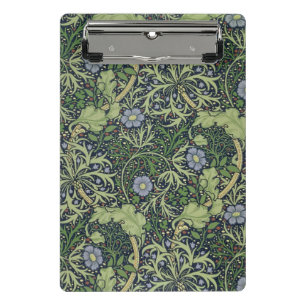 Meerespflanze-Tapeten-Entwurf, gedruckt durch Mini Klemmbrett