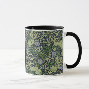 Meerespflanze-Tapeten-Entwurf, gedruckt durch Tasse