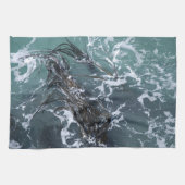 Meerespflanze-Tee-Tuch Geschirrtuch (Horizontal)