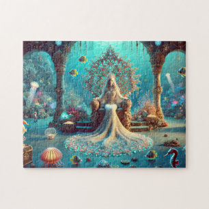 Meeresprinzessin Unterwasser-Korallenthron-Saal Puzzle