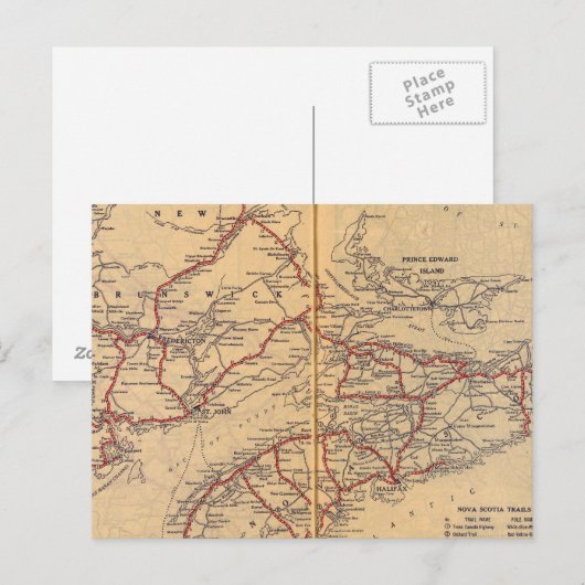 Meeresprovinzen 2 postkarte (Vorne/Hinten)