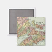 Meeresprovinzen Kanadas Magnet (Vorderseite/Rückseite)