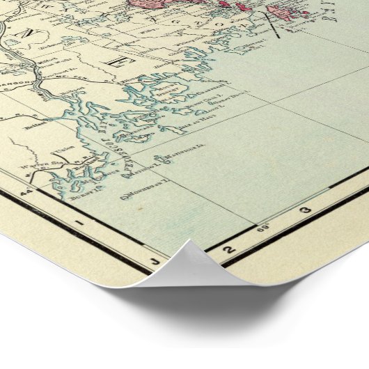 Meeresprovinzen Kanadas Poster (Ecke)