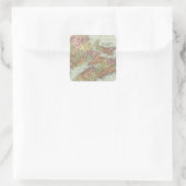 Meeresprovinzen Kanadas Quadratischer Aufkleber (Tasche)