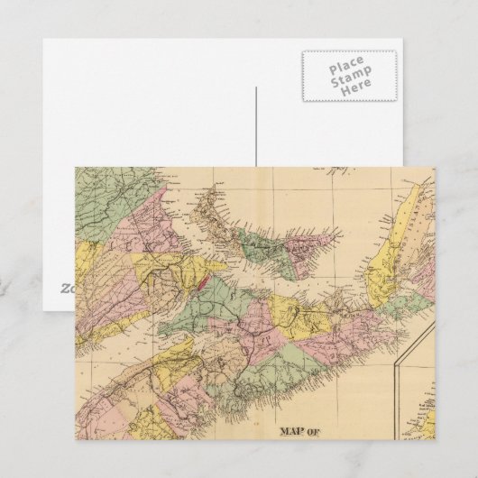 Meeresprovinzen Postkarte (Vorne/Hinten)