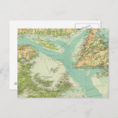 Meeresprovinzen und Neufundland Postkarte (Vorne/Hinten)