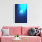 Meeresquallen Leinwanddruck (Insitu (Wohnzimmer))