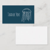 Meeresquallen Mitteilungskarte (Vorne/Hinten)