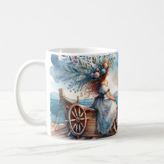 Meeresrauschen bei Sonnenuntergang Kaffeetasse (Links)