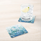 Meeresrauschen I Rechteckiger Pappuntersetzer (Vor Ort)