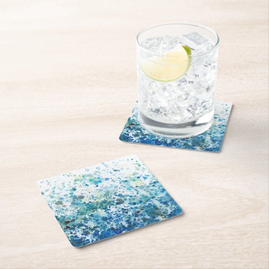 Meeresrauschen I Rechteckiger Pappuntersetzer (Vor Ort)