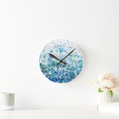 Meeresrauschen I Runde Wanduhr (Zuhause)
