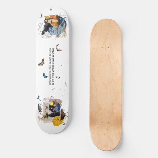 Meeresrauschen Skateboard (Vorderseite)