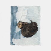 Meeresrauscher Fleecedecke (Vorderseite)