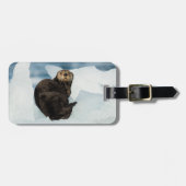 Meeresrauscher Gepäckanhänger (Vorderseite horizontal)