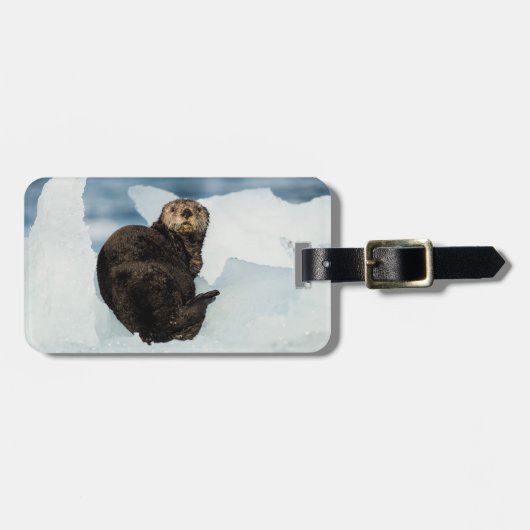 Meeresrauscher Gepäckanhänger (Vorderseite horizontal)