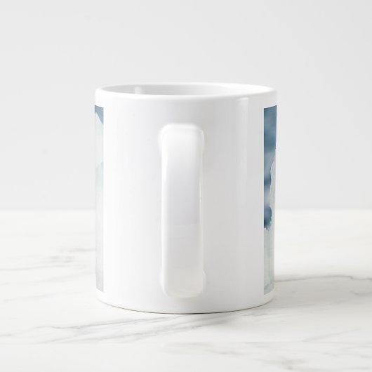 Meeresrauscher Jumbo-Tasse (Rückseite)